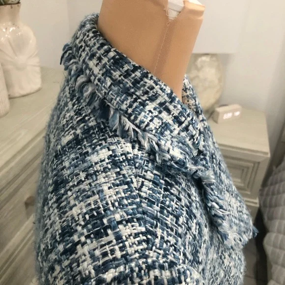 Chadwicks Blue and White Tweed Blazer - Picture 5 of 16